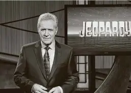  ?? Carol Kaelson / Associated Press ?? Call it “Alex’s Greatest Hits.” Starting today, 10 classic “Jeopardy!” episodes will air this week and next as a tribute to the game show’s longtime host Alex Trebek, who died Nov. 8 of pancreatic cancer at age 80.