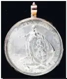  ??  ?? The Davidson Silver Nile Medal presented to Thomas Atkinson. The obverse is engraved ‘Rear Admiral Lord Nelson of the Nile’ and ‘Europe’s Hope and Britain’s Glory’, while the reverse has the words ‘Almighty God Has Blessed His Majesty’s Arms’ / ‘Victory Of The Nile August 1. 1798’