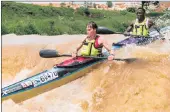  ??  ?? CONFIDENT: The pair of Stewart Little and Khumbulani Nzimande will be eyeing the Under-23 title when they fight it out at the FNB Dusi Canoe Marathon.