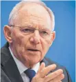  ?? FOTO: AFP ?? Wolfgang Schäuble (CDU).