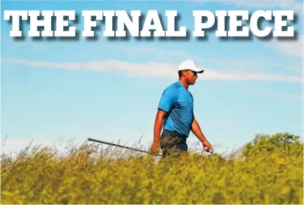  ?? THE ASSOCIATED PRESS ?? Tiger Woods walks up to the sixth tee during a practice round for the U.S. Open on Tuesday in Southampto­n, N.Y.