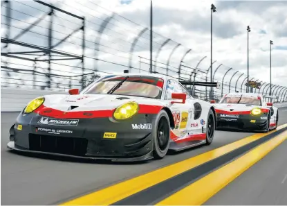  ?? FOTOS: ARCHIVO ?? el equipo Porsche tan sólo participar­á en la categoría GT del campeonato WEC.