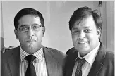  ??  ?? Fisdom co-founders Subramanya SV ( left) and Anand Dalmia