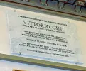  ??  ?? Ateneo Veneto Lapide per Vittorio Cini