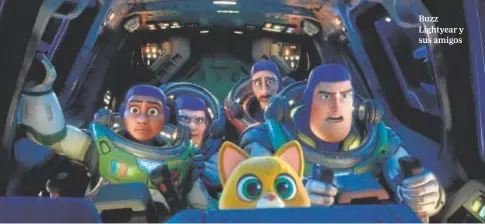  ?? ?? Buzz Lightyear y sus amigos