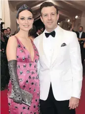  ?? LARRY BUSACCA/ GETTY IMAGES ?? Olivia Wilde and Jason Sudeikis are expecting their second child.