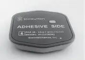  ?? PHIL GALEWITZ KFF Health News/TNS ?? The BioButton body-worn monitor is being used in many hospitals employing AI to analyze patients’ vital signs.