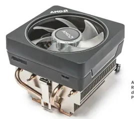  ??  ?? AMD voorziet de Ryzen 7 2700X van de verbeterde Wraith Prism-koeler.
