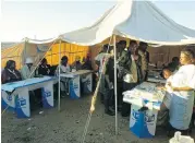  ?? /Sydney Seshibedi ?? On the ground: A voting station in Polokwane, Limpopo. Voters are more than ever rethinking their choices in 2019.