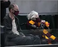  ?? PAUL SANCYA - THE ASSOCIATED PRESS ?? Sister Jean Dolores Schmidt watches Loyola Chicago play Illinois during the first half of a men’s college basketball game in the second round of the NCAA tournament at Bankers Life Fieldhouse in Indianapol­is, Sunday, March 21, 2021.