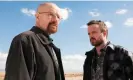  ?? Photograph: Frank Ockenfels/AP ?? Jesse business … Bryan Cranston and Aaron Paul in Breaking Bad.