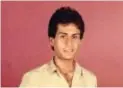  ??  ?? Arif during his college days when he was also acting in a Doordarsha­n serial