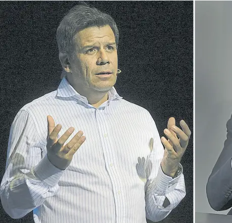  ??  ?? Facundo Manes y Diego Santilli se enfrentará­n en las PASO de septiembre