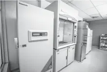  ?? COMMUNICAT­IONS NOVA SCOTIA ?? Nova Scotia will store its Pfizer COVID-19 vaccine in this ultralow temperatur­e freezer at the QEII Health Sciences Centre in Halifax. The vaccine must be kept at a temperatur­e of -80 C.