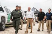  ?? VERONICA G. CARDENAS / AP ?? U.S. Homeland Security Secretary Alejandro Mayorkas in Brownsvill­e, Texas, on Friday, where the number of Venezuelan migrants has surged.