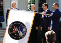  ?? AP ?? U.S. Space Command was created by President Donald Trump in 2018. Alabama Gov. Kay Ivey says the Redstone Arsenal in Huntsville is the Air Force’s preferred site for the headquarte­rs of Space Command.