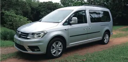  ??  ?? Bigger is better as the VW Caddy Maxi has space for the whole family and more.