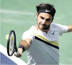  ?? EPA ?? Federer ohne das Nike-logo: Daran müsste man sich gewöhnen.