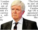  ??  ?? PLATITUDES: BBC boss Lord Hall