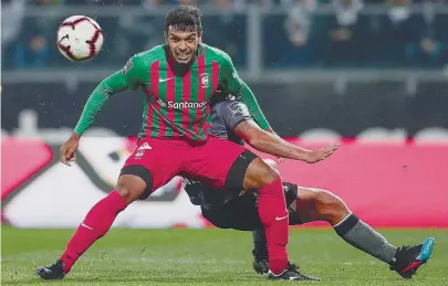  ??  ?? Lucas Áfrico sente-se preparado para dar uma boa resposta a Lito Vidigal