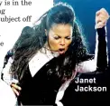  ??  ?? Janet Jackson