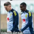  ?? ?? Gyökeres och Isak.