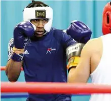  ?? Photo: ACTION IMAGES/CRAIG BROUGH ?? IN THE BEGINNING: Anthony Joshua in his amateur days