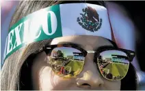  ?? Josie Lepe / Special to The Chronicle ?? Cindy Ruiz of Sunnyvale enjoys the viewing party at Avaya Stadium. The stadium is open for all World Cup games.