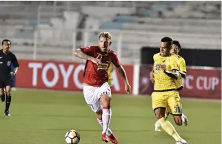  ??  ?? GLOBAL CEBU FC takes on Yangon United FC in AFC Cup group stage Match Day 3 in Myanmar today.