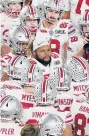  ?? WILFREDO LEE/AP ?? Ohio State players huddle before the national title game against Alabama. For the result and coverage, go to our website.
