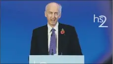  ??  ?? Many people in Yorkshire oppose HS2 but Sir David Higgins hopes a new report makes clear its potential benefits to the region.