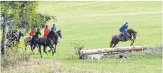  ?? FOTOS: PR ?? Szene der Jagd, die eigentlich gar keine ist, bei Laichingen.