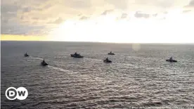  ??  ?? Russia has conducted navy drills off Crimea last week