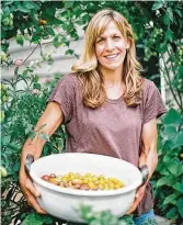  ?? Eric Kelley ?? Rooted Garden founder Nicole Johnsey Burke’s new book, “Kitchen Garden Revival,” teaches people how to grow a food garden.
