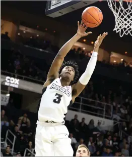  ?? File photo ?? David Duke and the Providence Friars look to rebound from Tuesday’s ugly loss when one-loss Texas comes to the Dunkin’ Donuts Center.