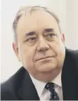  ??  ?? Alex Salmond has been accused of sexual harassment