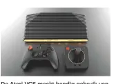  ??  ?? De Atari VCS maakt handig gebruik van de hang naar nostalgie: de moderne box heeft retro-looks en gaat in elk geval toegang tot populaire Atari-games bieden.
