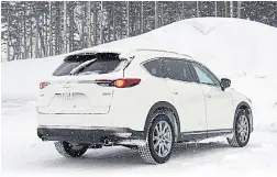 ??  ?? The CX-8 is set to come with either front- or fourwheel drive.