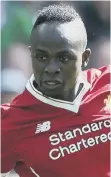  ??  ?? Sadio Mane.