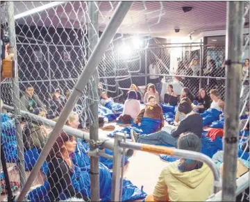  ??  ?? CAGED: Volunteers spend two nights sleeping on the floor with a diet of muesli and soy milk and limited access to the toilet.