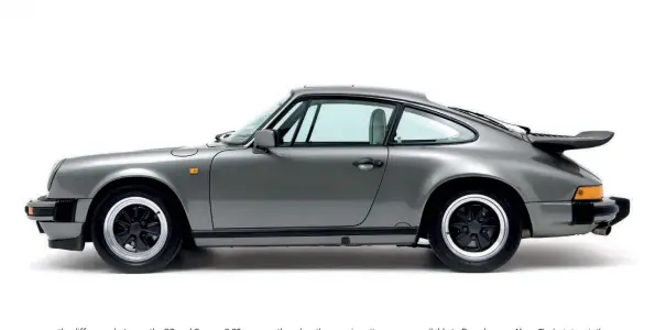  ??  ?? Above The last stage in the evolution of the original 911 concept before the arrival of the 964 in 1989