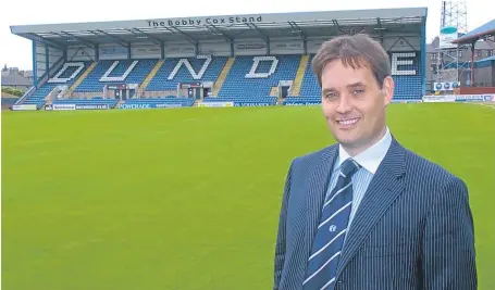  ?? Picture: David Martin. ?? Former Dundee director Calum Melville has been forced to return to the UK from Dubai.