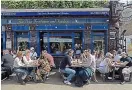  ?? ?? Indulgent: The Dove in Broadway Market, above, is a landmark. Below, The Snapery
East bakery
A good run: Regent’s Canal, right, offers a scenic route to go jogging, as does Hackney Marshes