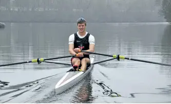  ?? SUBMITTED ?? Burleigh Falls native Trevor Jones will row the single sculls for Canada at the World U23 Rowing Championsh­ips in Bulgaria next month as well as for the national senior team at the third stop on the World Cup circuit in Switzerlan­d.