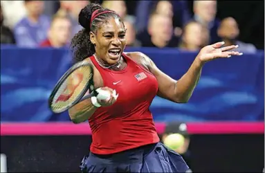  ??  ?? Serena Williams hervat op 10 augustus het seizoen in Kentucky, op het Top Seed Open.
Foto: Nusport)