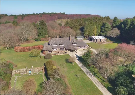  ??  ?? The site of Darwell Hill, East Sussex, captivated its first owner and the six-bedroom house is everything he could have wished for. £1.7m