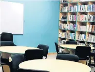  ?? Supplied photo ?? The library inside the RAK prison has been turned into a classroom to ensure a proper education environmen­t for student inmates of all grades. —