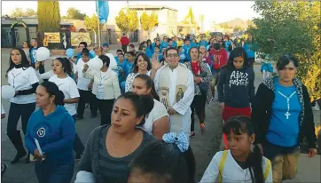  ??  ?? Fue organizado por la Parroquia de colonia Reforma