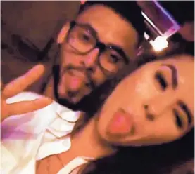  ?? INSTAGRAM. ?? La pareja festejó el triunfo morado en la fiesta del equipo.