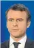  ?? FOTO: AFP ?? Emmanuel Macron